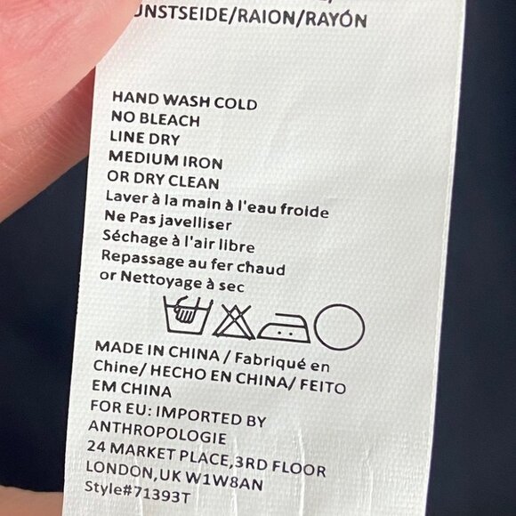 Anthropologie Bohemian Tiny Chapparal Tunic Black White Size XS Sheer Long Boho - Picture 9 of 12